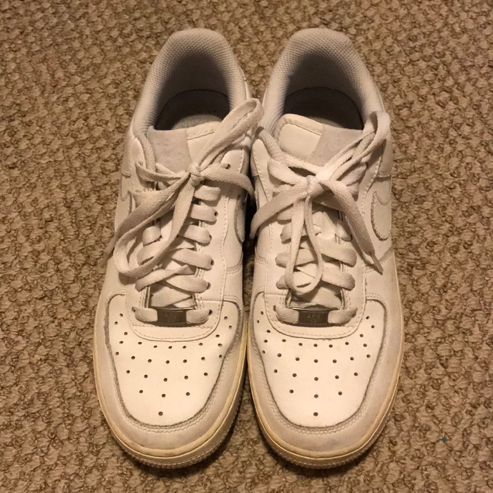 White Nike air forces